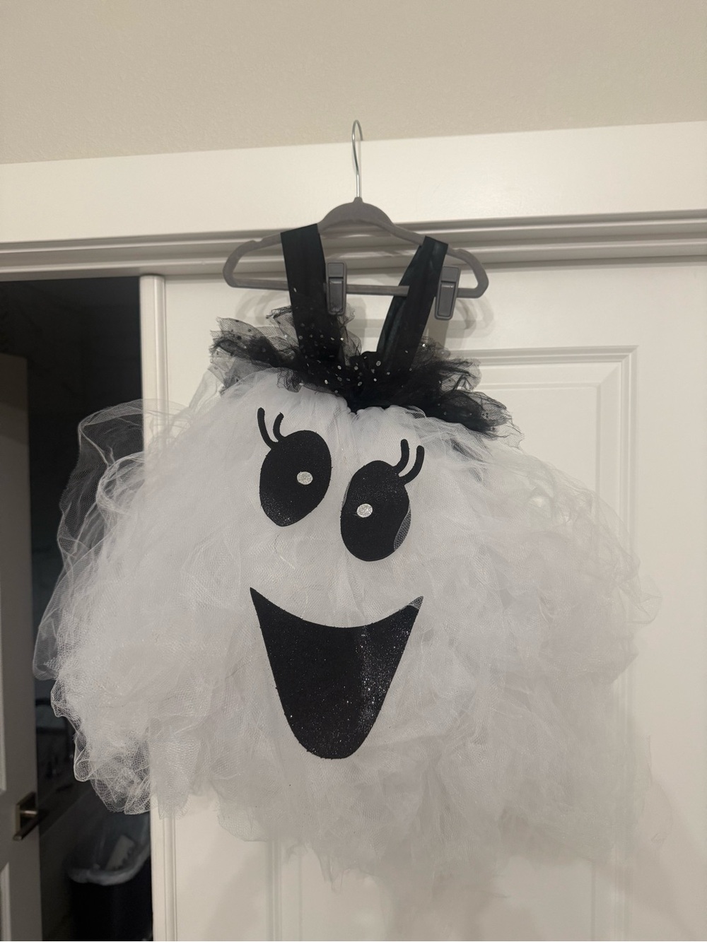 Ghost costume, boo baby costume, toddler tutu dress, ghost tutu